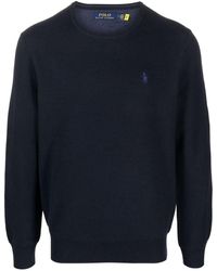 Polo Ralph Lauren - Pull en coton à logo brodé - Lyst