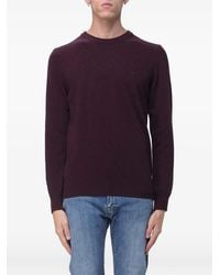 Brooksfield - Pull En Laine À Logo Brodé Et Col Rond - Lyst