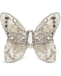 Jennifer Behr - Abbie Crystal Butterfly Hair Clip - Lyst