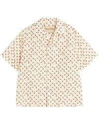 Valentino Garavani - Cherryfic-Print Bowling Shirt - Lyst