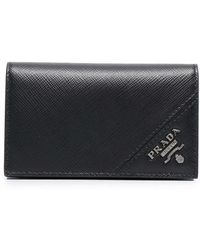 Prada - Kartenetui Mit Logo-Schild - Lyst