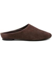 Simon Miller - Rückenfreie Slipper Aus Wildleder - Lyst