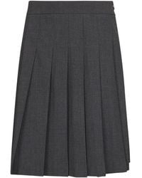 Blanca Vita - Jupe Mi-Longue À Design Plissé - Lyst