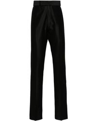 Tom Ford - Tapered Wool-blend Trousers - Lyst