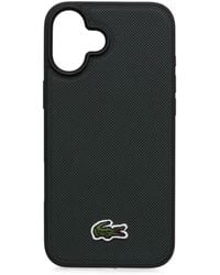 Lacoste - Logo-Patch Textured Iphone 16 Case - Lyst