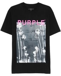 Purple Brand - Mirage Graphic-Print T-Shirt - Lyst