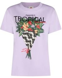 FARM Rio - Floral Print T-Shirt - Lyst