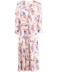 Forte Forte - Belle De Jour Floral-print Wrap Dress - Lyst
