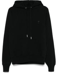 Ami Paris - Ami-De-Coeur Hoodie Met Patroon - Lyst
