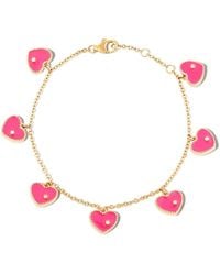 Yvonne Léon - 9Kt Enamel And Diamond Bracelet - Lyst