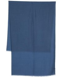 Colombo - Twill-weave Frayed Cashmere-silk Scarf - Lyst