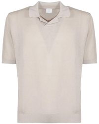Eleventy - Short-Sleeve Polo Sweater - Lyst