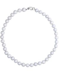 Loree Rodkin - 14K Pearl And Diamond Necklace - Lyst