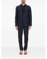 120% Lino - Single-Breasted Suit - Lyst