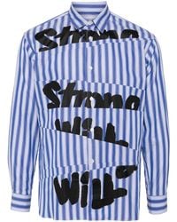 Comme des Garçons - Hemd Mit Strong Will-Print - Lyst