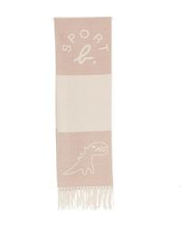 SPORT b. by agnès b. - Logo-Intarsia Scarf - Lyst