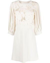 See By Chloé - Lace-detail Minidress - Lyst
