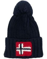 Napapijri - Semiury 5 Pom-Pom Beanie Hat - Lyst