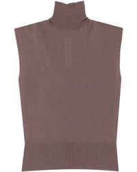 Rick Owens - Haut Sans Manches À Col Roulé - Lyst