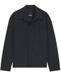 BOSS - Buttoned Pocket Jacket - Lyst