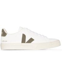 Veja - Campo Chromefree Leather Extra White Khaki - Lyst