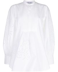 Dice Kayek - Embroidered Cotton Blouse - Lyst