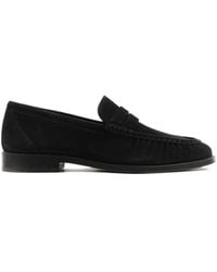 POSA - Penny Suede Loafers - Lyst