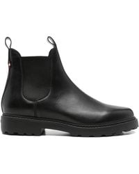 Bally - Anni Moon Elastic-Panel Leather Boots - Lyst
