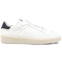 Canali - Leather Panelled Sneakers - Lyst