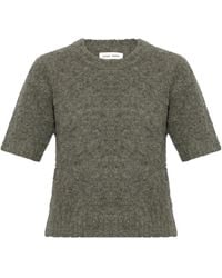 Samsøe & Samsøe - Brushed-Finish Knit Top - Lyst