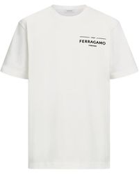 Ferragamo - Logo T-Shirt - Lyst
