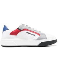 DSquared² - Side Logo-print Low-top Sneakers - Lyst