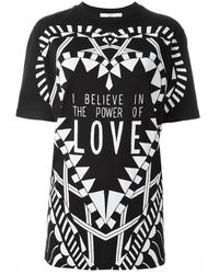 Givenchy - Tshirt With Love Print - Lyst
