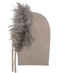 P.A.R.O.S.H. - Beanie Mit Federn - Lyst