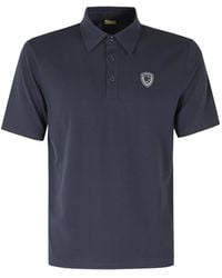 Blauer - Kemp Logo-Patch Polo Shirt - Lyst