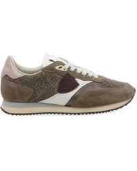 Philippe Model - Blville Glitter-Detail Sneakers - Lyst