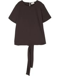 P.A.R.O.S.H. - Rear Tie-Fastening Blouse - Lyst