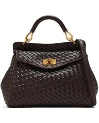 JW PEI - Lucia Woven Top-Handle Tote Bag - Lyst