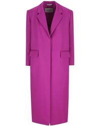 Balenciaga - Sack Padded-Shoulder Wool Coat - Lyst