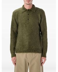 AURALEE - Placket-Buttons Sweater - Lyst