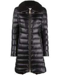 Herno - エコファーカラー パデッドコート - Lyst