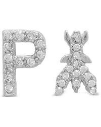 Patrizia Pepe - Fly Crystal-Embellished Earrings - Lyst