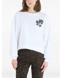 AllSaints - Pullover Mit Logo-Print - Lyst