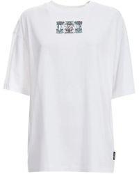 Just Cavalli - Floral T-Shirt - Lyst
