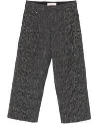 Qasimi - Striped Pleated Trousers - Lyst