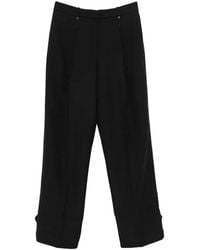 Stine Goya - Pressed-Crease Buttoned-Cuff Trousers - Lyst
