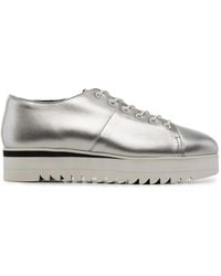 Onitsuka Tiger - Metallic Leather Lace-up Shoes - Lyst