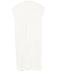 Pleats Please Issey Miyake - Canotta Ramie Pleats - Lyst