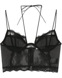 Patrizia Pepe - Lace Bustier Bra - Lyst