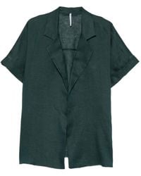 Liviana Conti - Short-Sleeved Notched-Lapels Jacket - Lyst